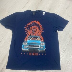 Navy Blue Graphic Tee